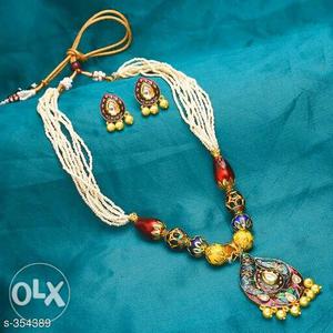 Gold-colored Necklace With Heart Pendant