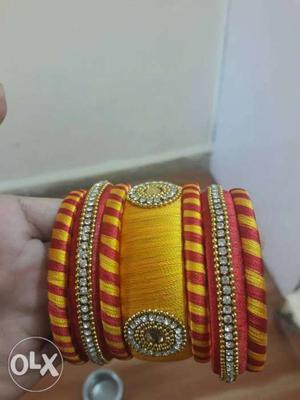 It's a hand made silk thread Bangals with very