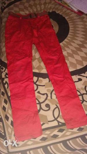 New Red Pant (pure cotton, silky, shiny, soft)