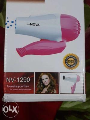 Nova foldable hair dryer 1 day old only without
