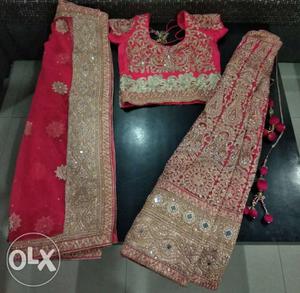 Only one time used Lehenga Heavy work light