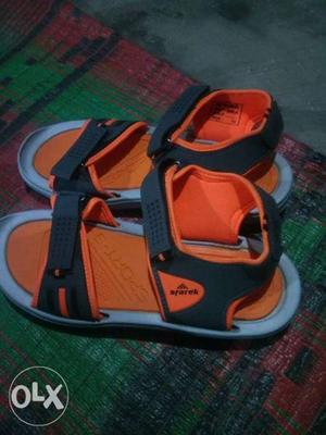 Orange-and-black Nike Basketball Shoes