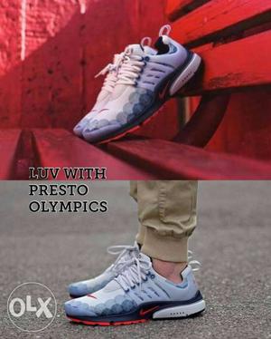 Pair Of Gray-and-black Nike Sneakers Collage With Text