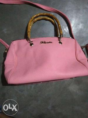 Pink Michael Kors Leather 2-way Handbag