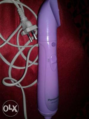 Purple And White Hair Curler