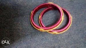 SILK THREAD BANGLES size: any size can be made as