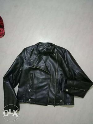 Women leather jacket