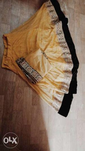 Women's Yellow And Black Floral Shorts