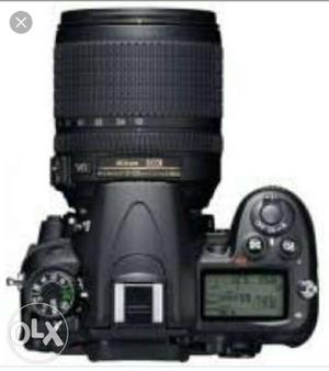Black Nikon D  DSLR Camera With Lens