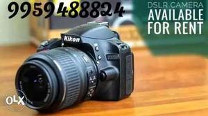 Black Nikon D With Text Overlay
