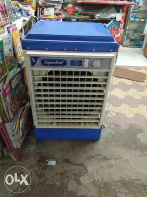 Blue And White Supershine Portable Air Conditioner