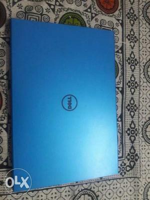 Blue HP Laptop With AC Adapter