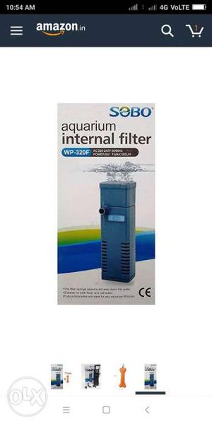 Fish tank Internal Filter for 1 to 1.5 feet free