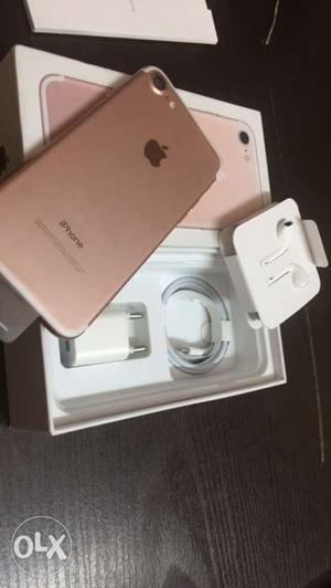 Iphone 7 32Gb rose gold Box packed imported