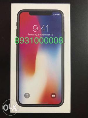 Iphone X 64gb Grey Indian Sealed box with bill