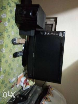 LCD and home theater system intex.4speaker