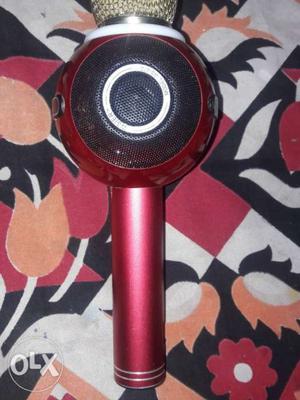 Red Bluetooth Microphone