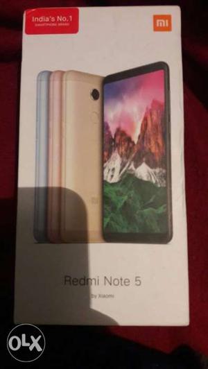 Redmi note 5 64gb inbuilt 4gb ram Price fixed no