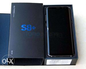 Samsung s8 corle blue 1 week used full box 1 year