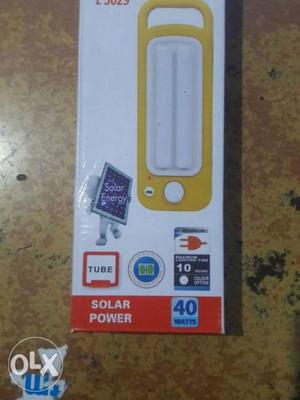 Solar light + Chargeable  charger New one