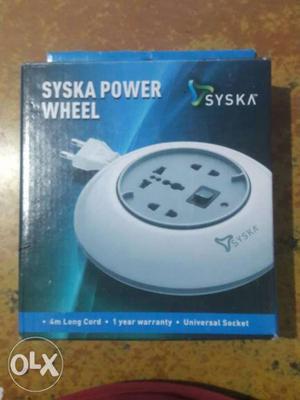 Syska Power While with 1 year warranty box + bill