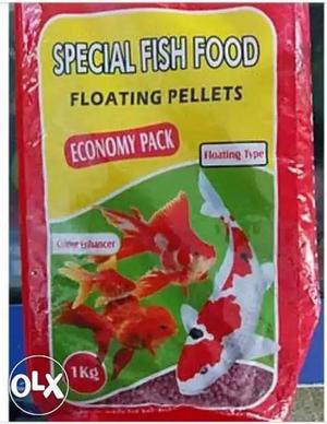 A fish food quality food of 1kg for 250 rs and we