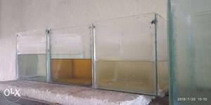 ALL 5 TANKS 4 Fish tanks  Fish Tank 1' * 8" * 8"