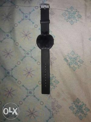 Apple-shaped Black LED Watch