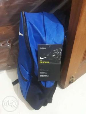 Black And Blue nike bag