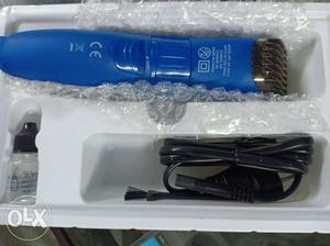 Blue Electric Shaver