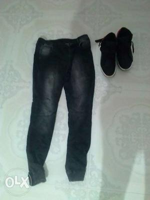 Branded roadster jeans jogger  size & shoes 8