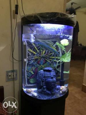 Fish tank decorative aquarium. 75litres. includes