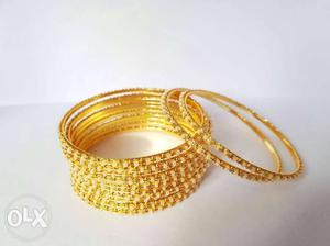 Gold-color Bracelet Lot