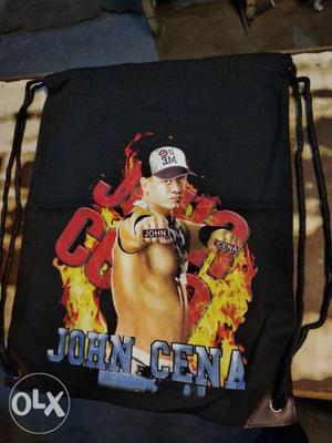 John Cena Drawstring Bag