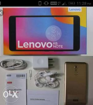 Lenova k6 note (4 GB RAM) box Ke saath milega
