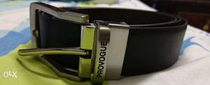 Provogue brand new leather belt double sided - Black and
