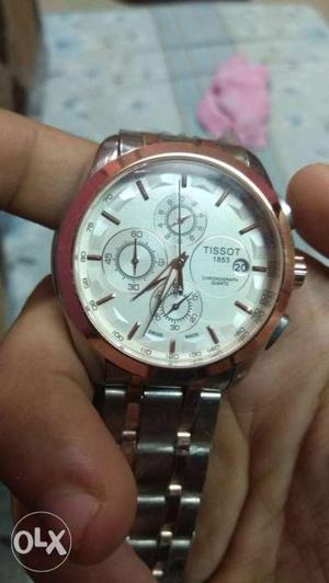 Tissot, working chronograph, box available.