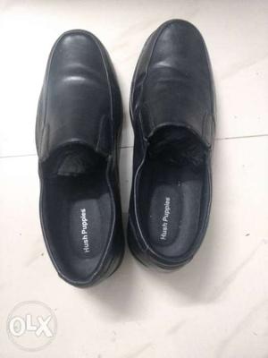 Unused Hush Puppies Black slip on shoes Size: 11