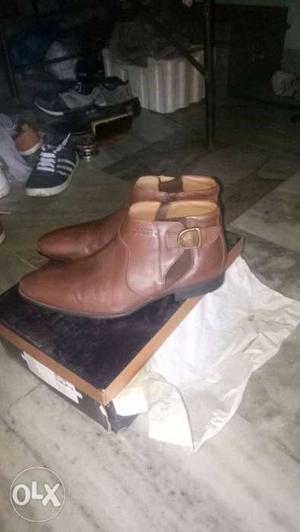Woodland Brown Leather Boots