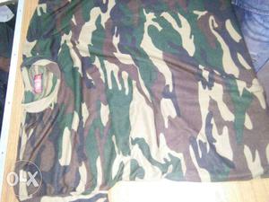 Woodland Camouflage Crew-neck T-shirt