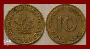 10 cents germany coin 