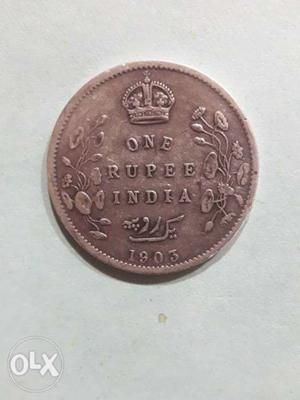 115 years back indian coin