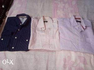 4 half sleeves shirts 38 size