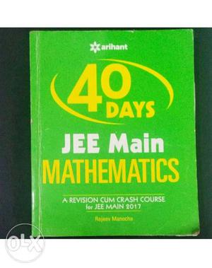 40 Days JEE Main Mathematics Book