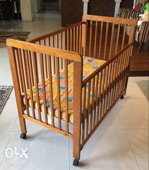 Baby cot with bed