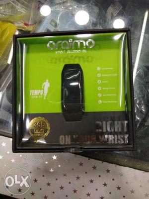 Black Oraimo Fitness Tracker Box
