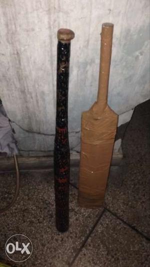 Black Wooden Baseball Bat