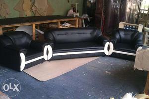 Brand new sofa set for sale(Black)