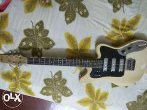 Brown And Black Telecaster Guitar.hobnar guitar.