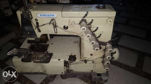 Brown Kingsew Overlock Sewing Machine
